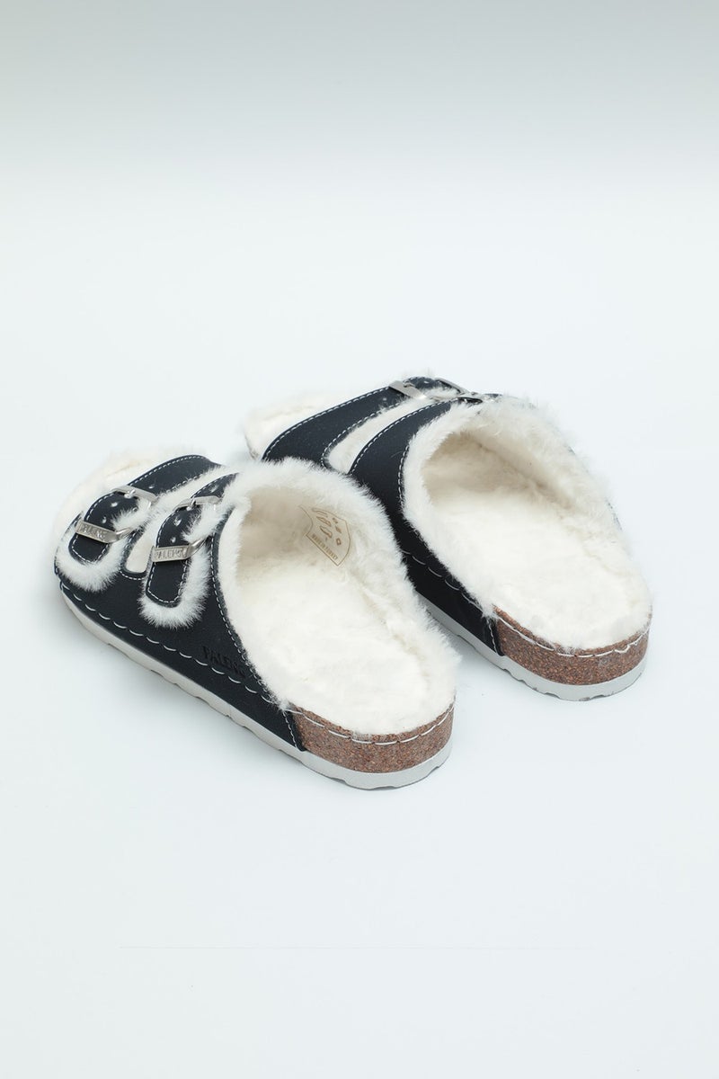 Paleng Cork Sole Winter Women's Slippers