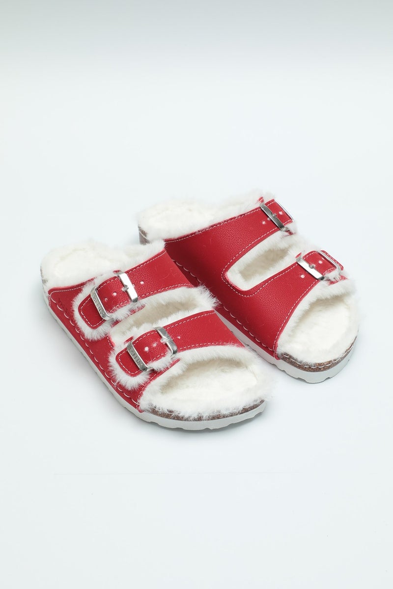 Paleng Cork Sole Winter Women's Slippers