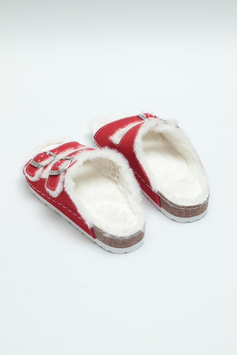 Paleng Cork Sole Winter Women's Slippers