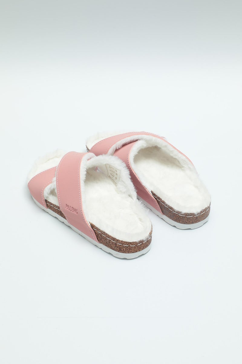 Paleng Cork Sole Winter Women's Slippers