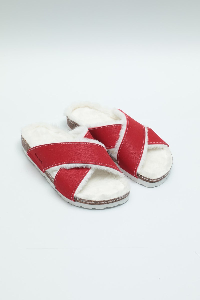 Paleng Cork Sole Winter Women's Slippers