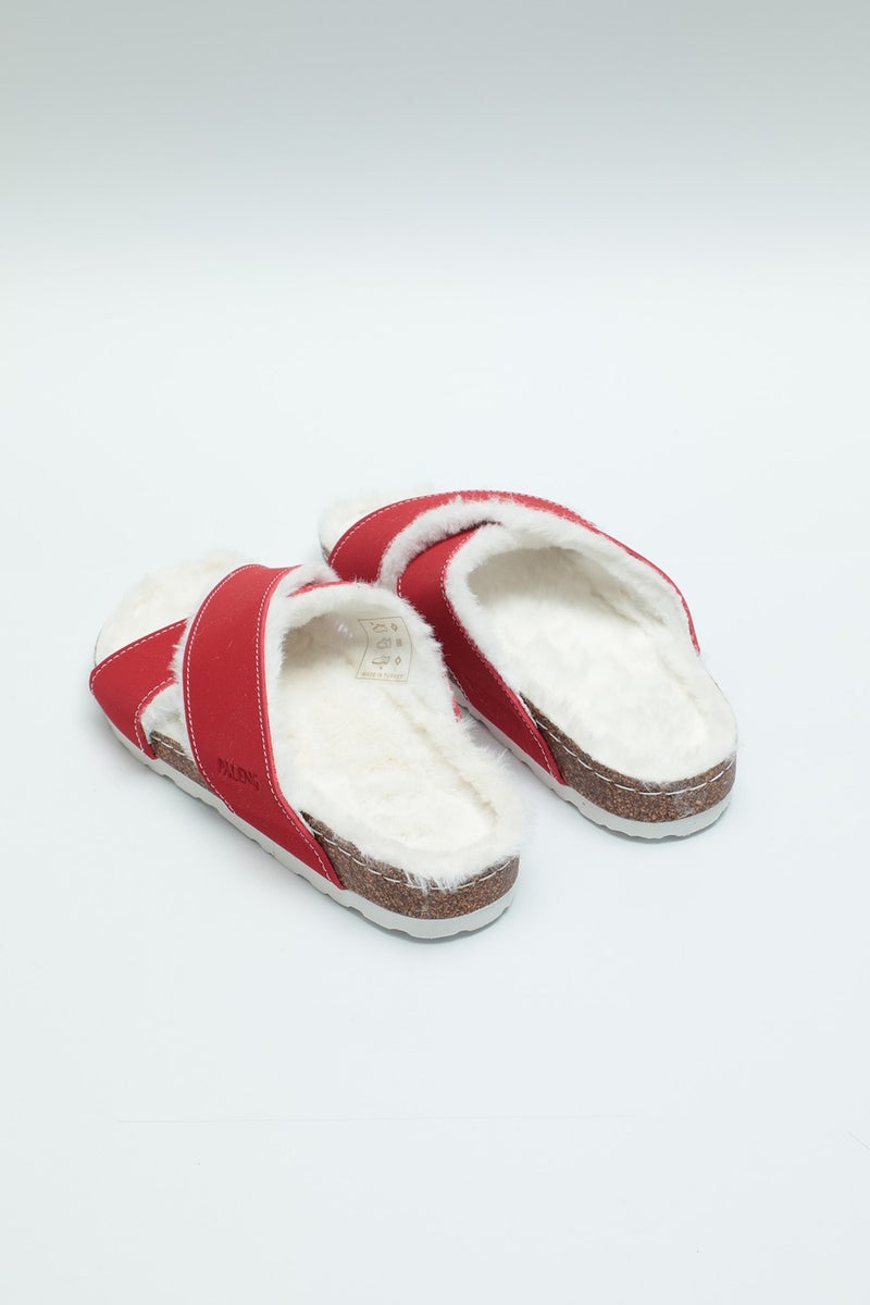 Paleng Cork Sole Winter Women's Slippers