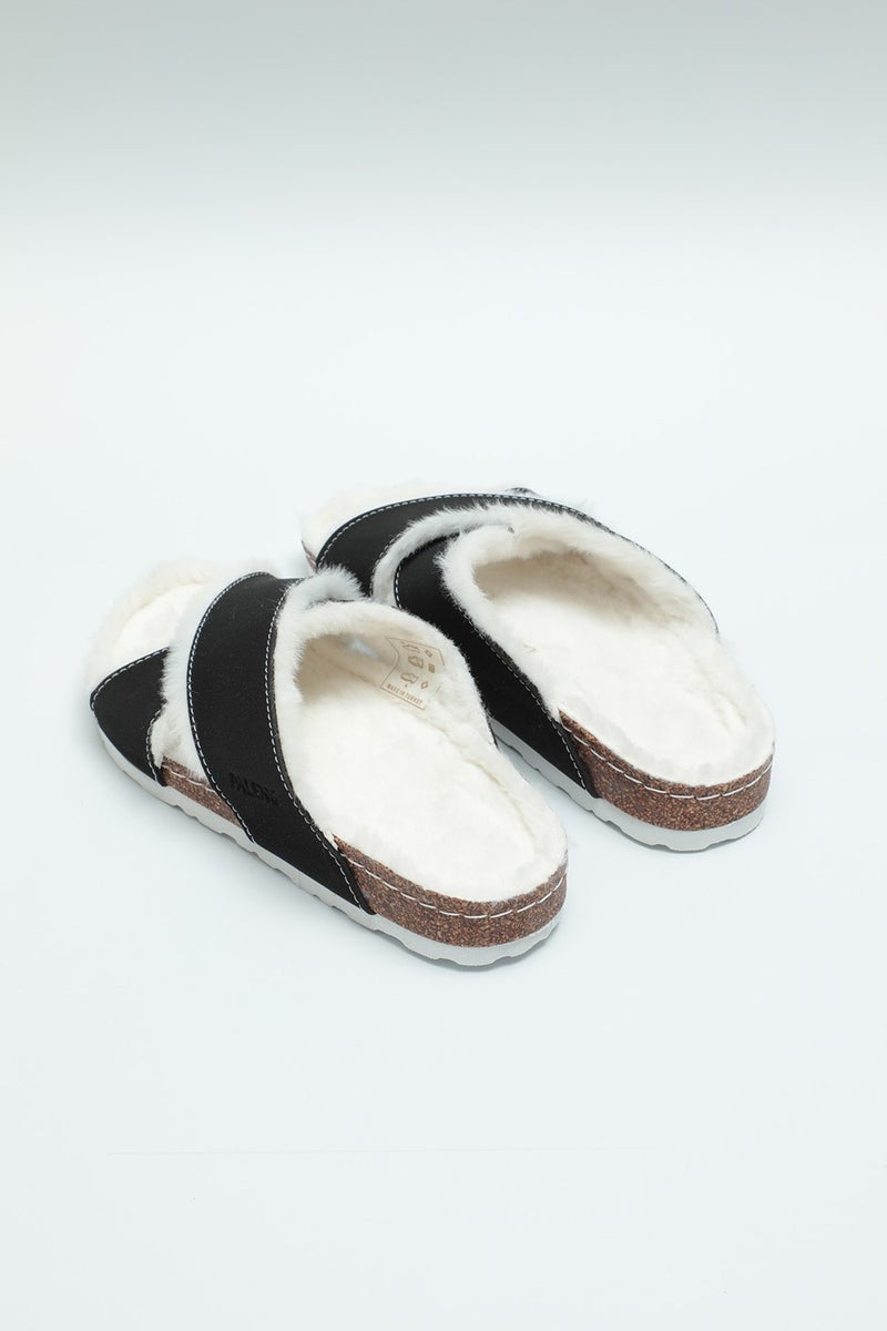 Paleng Cork Sole Winter Women's Slippers