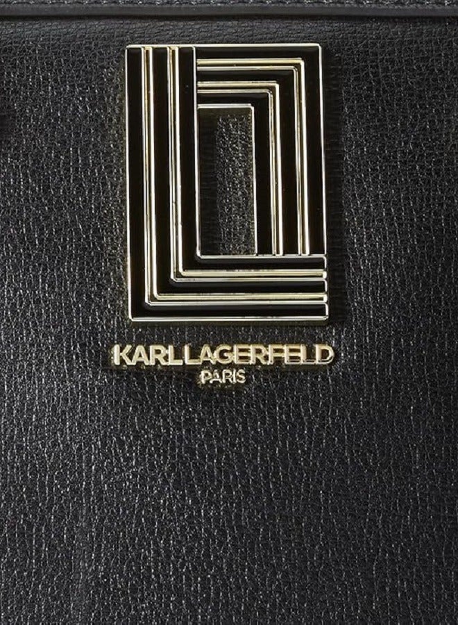 KARL LAGERFELD PARIS Leather Crossbody Bag