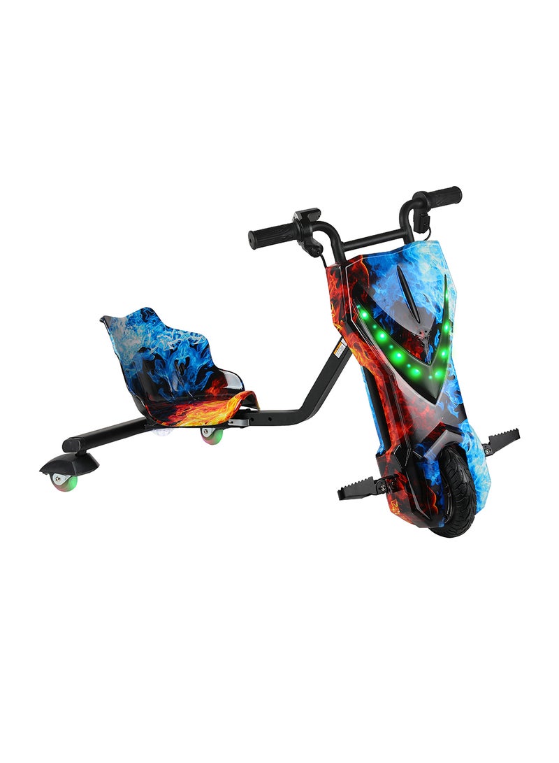 36V High-Power 360° Electric Stunt Drifting Scooter For Kids & Adults - Adjustable Body With Bluetooth & Protective Gear, 3 Speed Modes, 250W Brushless Motor, 8-15 Km/H With 80 Kg Load, Age 6+ Noon Exclusive Series - Multi