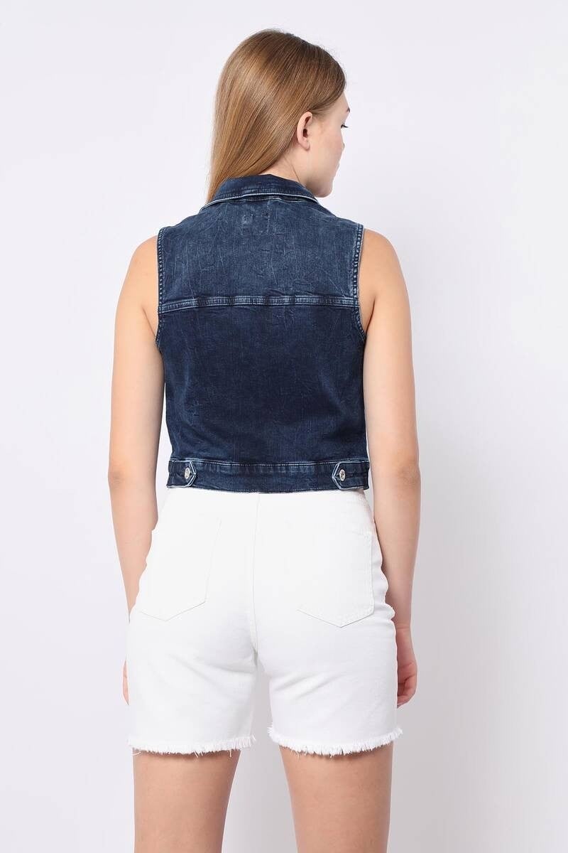 Women's Dark Blue Vest