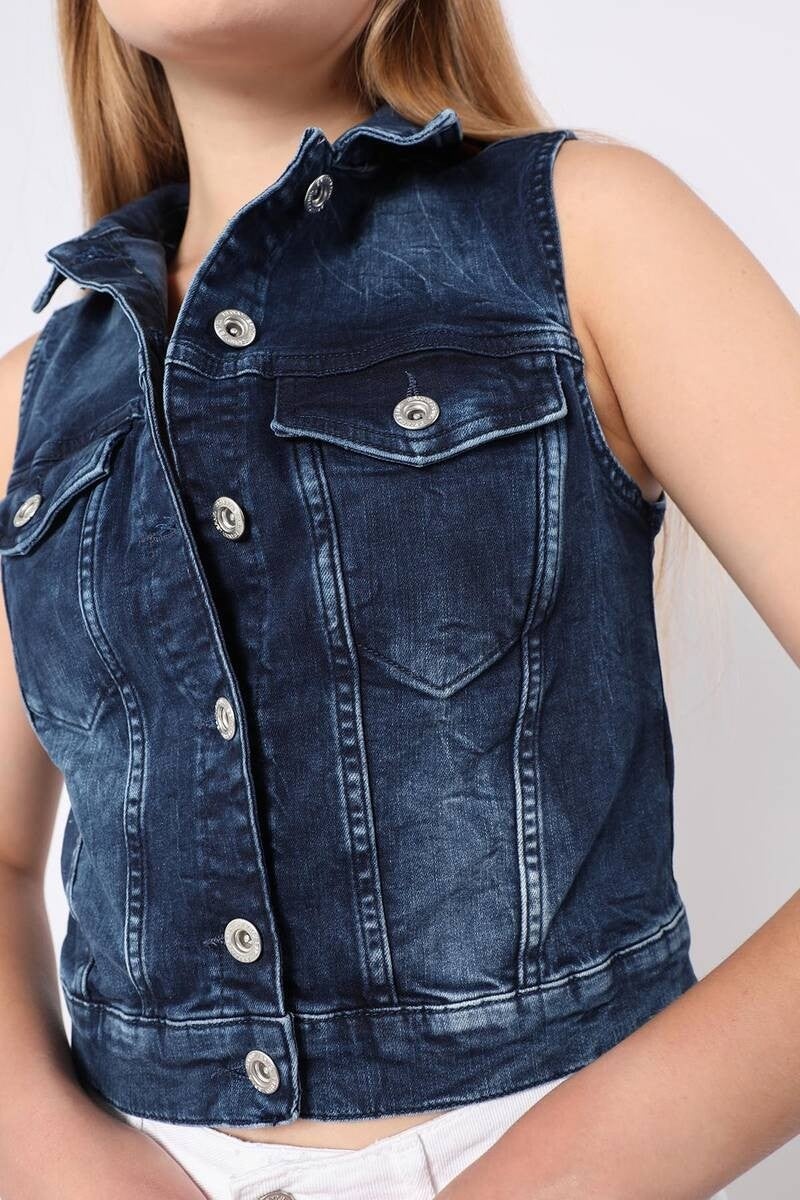 Women's Dark Blue Vest