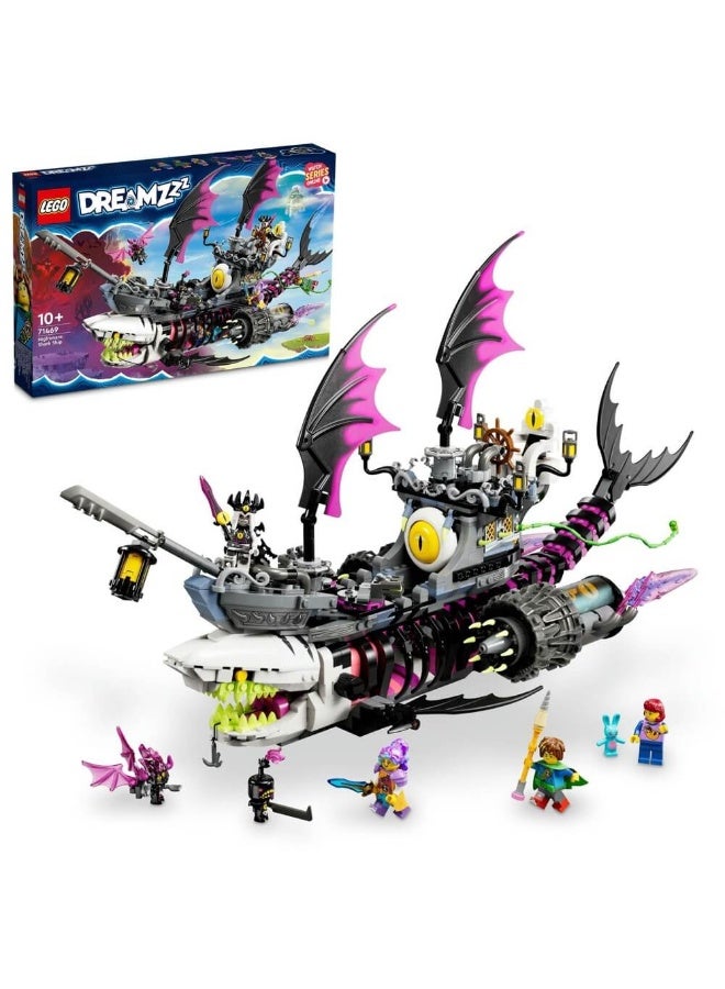 Dreamzzz Nightmare Shark Ship 71469 Building Toy Set (1389 Pieces)