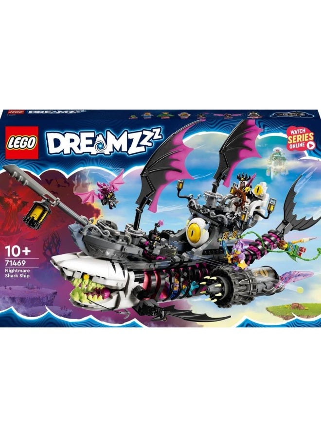 Dreamzzz Nightmare Shark Ship 71469 Building Toy Set (1389 Pieces)