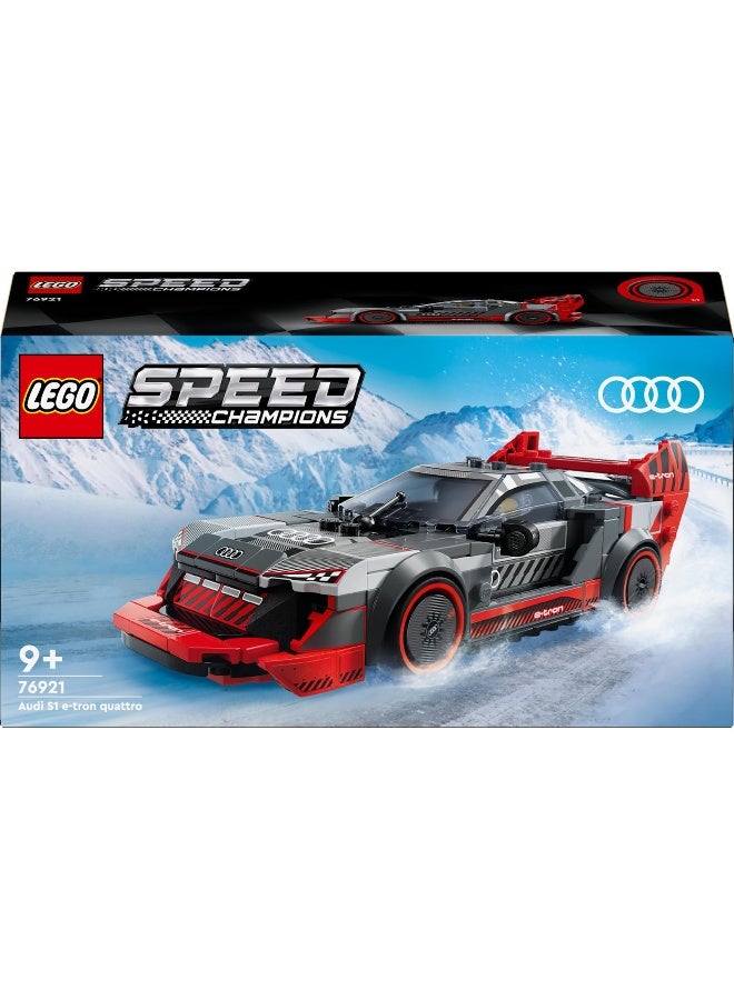 Speed Champions Audi S1 E-Tron Quattro Race Car 76921 Building Toy Set (274 Pieces)