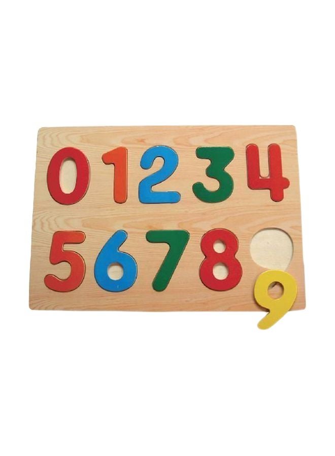 Wooden Numbers Puzzle