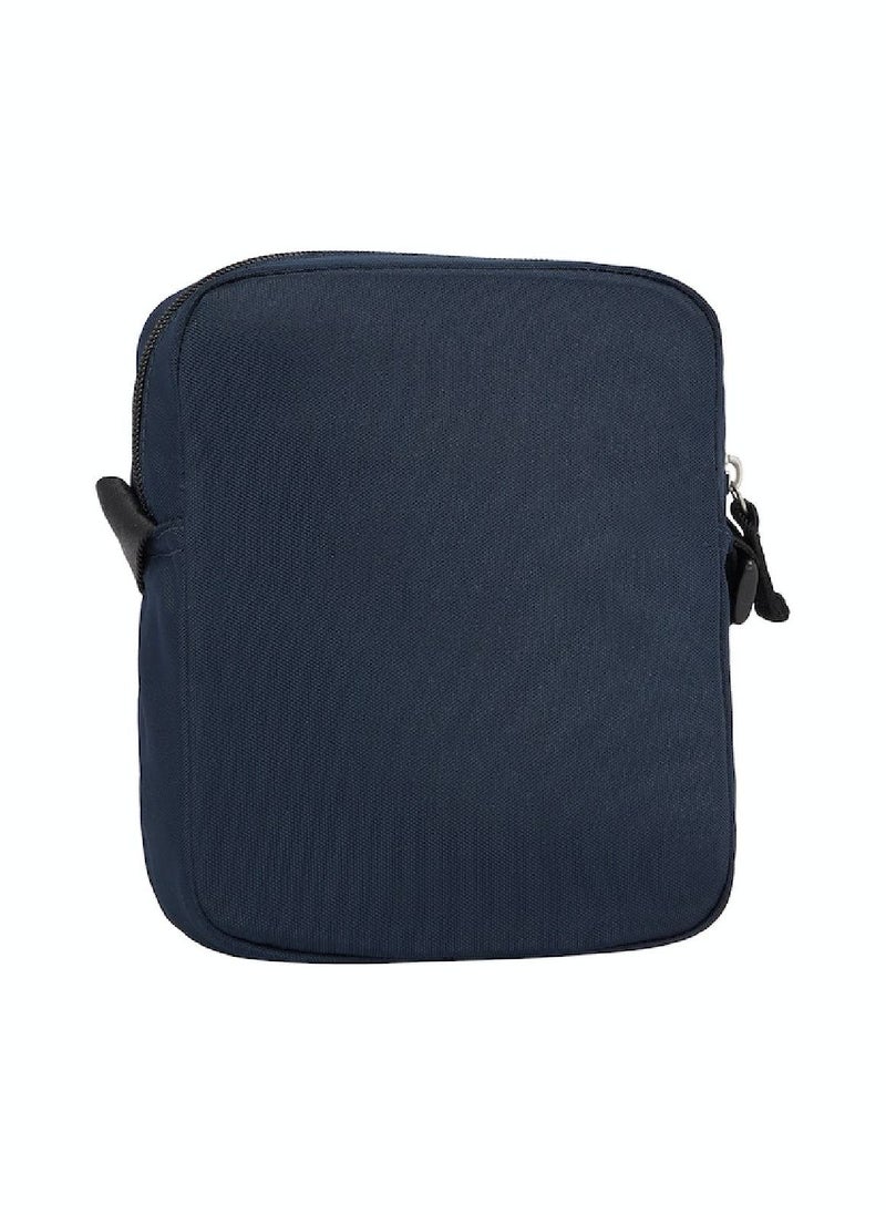 Men's Essential Logo Small Reporter Bag -  Textured finish, Navy