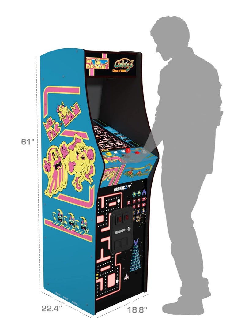 Arcade1Up Class of '81 Deluxe Arcade Machine for Home - 5 Feet Tall - 12 Classic Games