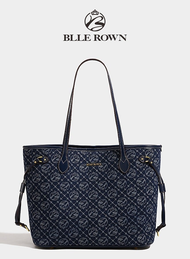 Large Capacity Casual Versatile Tote Bag Women's Commuter Bags One Shoulder Handbag for Daily Use,Shopping,Commuter,Work,Office