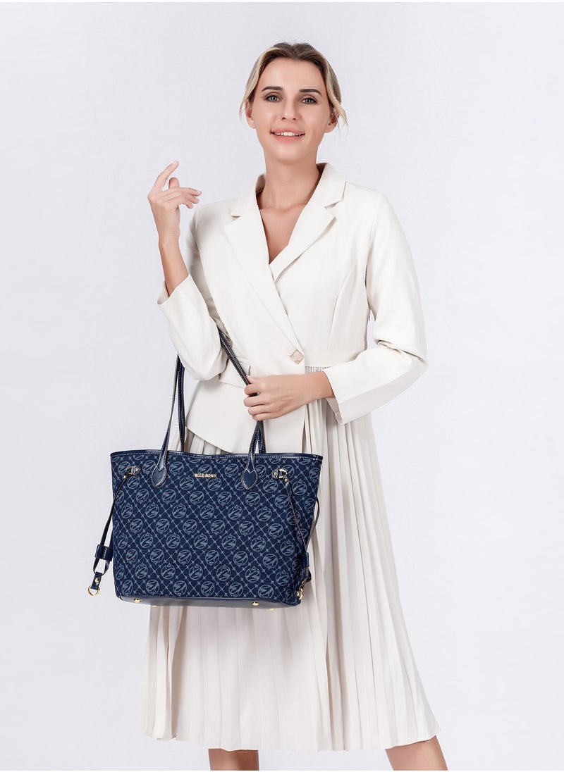 Large Capacity Casual Versatile Tote Bag Women's Commuter Bags One Shoulder Handbag for Daily Use,Shopping,Commuter,Work,Office