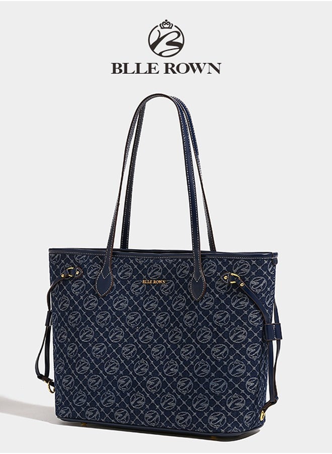 Large Capacity Casual Versatile Tote Bag Women's Commuter Bags One Shoulder Handbag for Daily Use,Shopping,Commuter,Work,Office