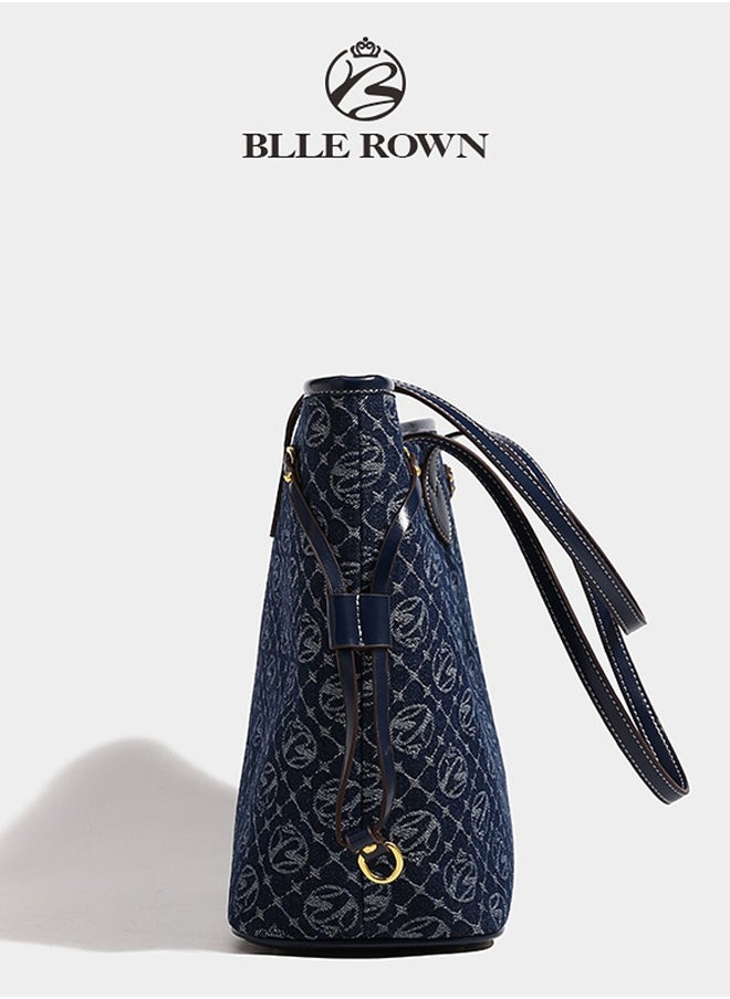 Large Capacity Casual Versatile Tote Bag Women's Commuter Bags One Shoulder Handbag for Daily Use,Shopping,Commuter,Work,Office