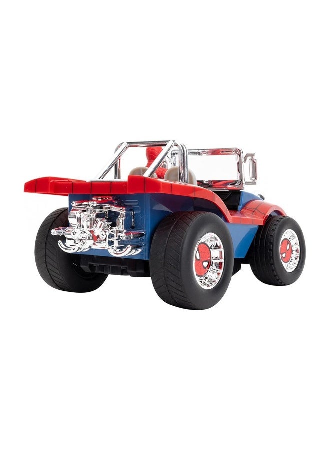 Jada Marvel Spider-Man 2.4 GHz RC Buggy Car with Spider-Man Figure (1:24)