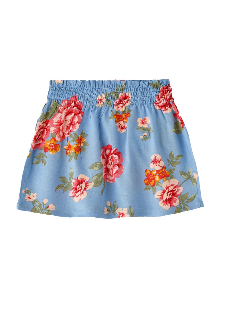 Floral Print Skirt