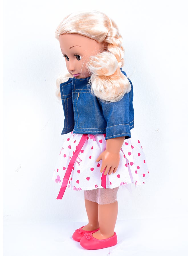 Awesome Girls Clara Doll 18 Inch | Fashion Doll with Rooted Hair & Inset Eyes | Safe, Hypoallergenic, Non-Toxic, BPA-Free | Inspires Creativity & Aspirational Play