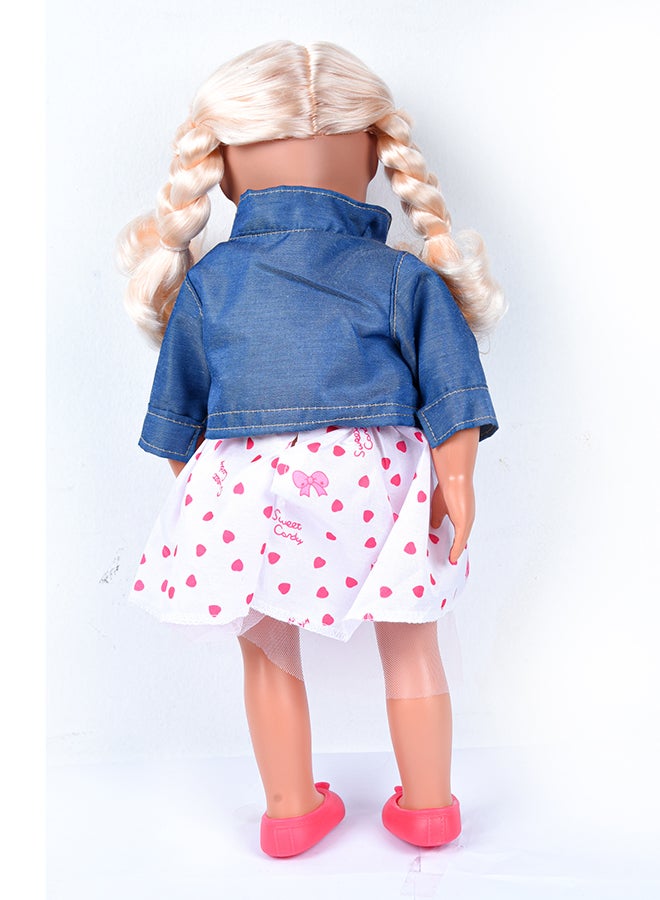 Awesome Girls Clara Doll 18 Inch | Fashion Doll with Rooted Hair & Inset Eyes | Safe, Hypoallergenic, Non-Toxic, BPA-Free | Inspires Creativity & Aspirational Play