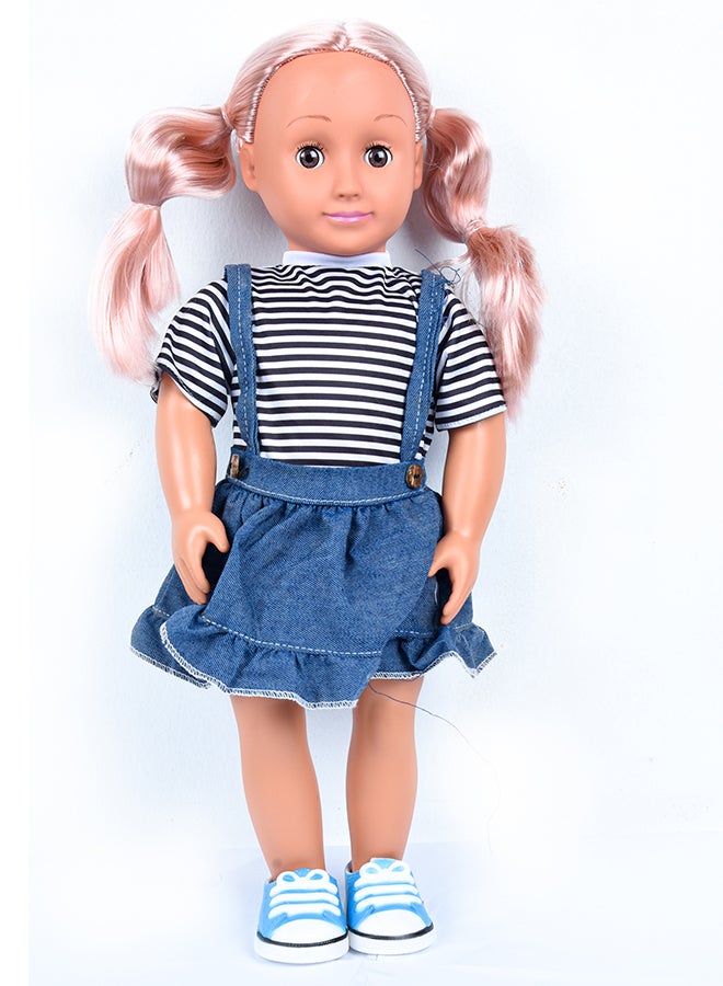 Awesome Girls Eileen Doll 18 Inch | Fashion Doll with Rooted Hair & Inset Eyes | Safe, Hypoallergenic, Non-Toxic, BPA-Free | Perfect for Creative & Imaginative Play