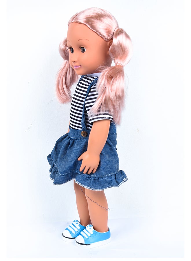 Awesome Girls Eileen Doll 18 Inch | Fashion Doll with Rooted Hair & Inset Eyes | Safe, Hypoallergenic, Non-Toxic, BPA-Free | Perfect for Creative & Imaginative Play