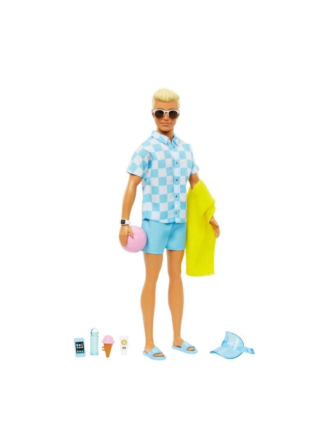 Barbie Blonde Ken Fashion Doll with Accessories