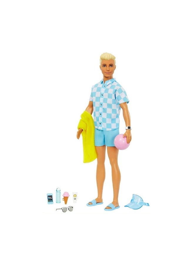 Barbie Blonde Ken Fashion Doll with Accessories