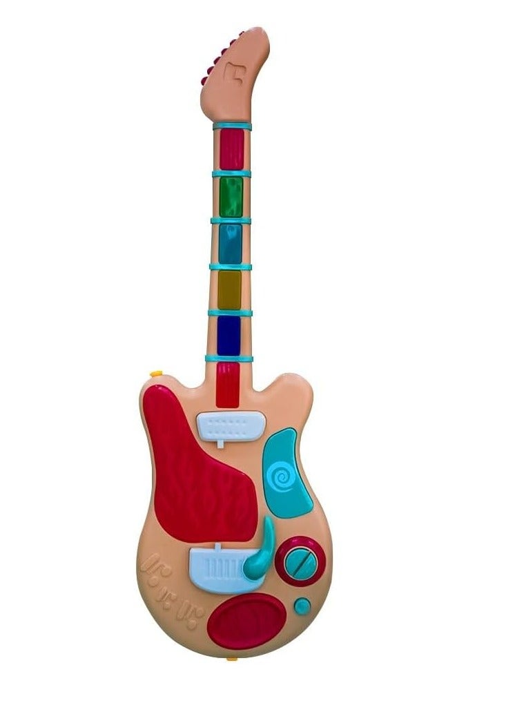 UKR Rocker Guitar Pink Electric Wireless Musical Toy – Fun Sound Guitar for Kids Ages 3+ – Perfect for Creative Play