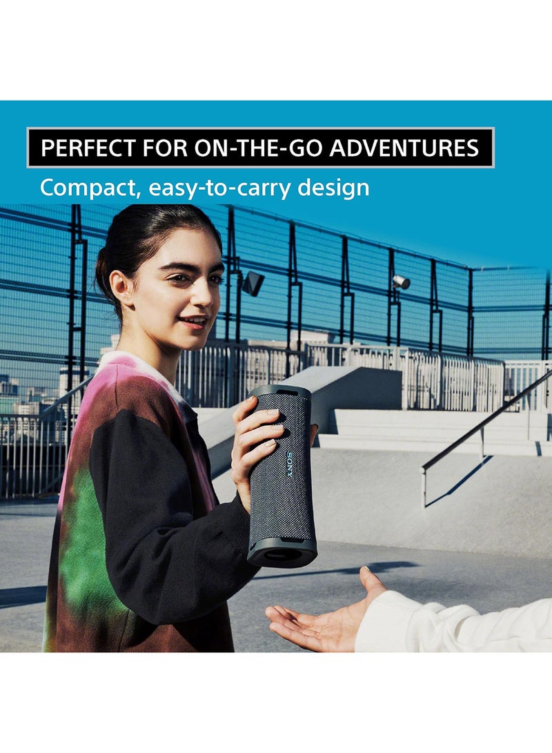 ULT Field 1 Wireless Ultra Portable Bluetooth Compact Speaker, IP67 Waterproof, Dustproof and Rustproof with Enhanced Bass, 12 Hour Battery and Detachable Strap, UAE Model, 2024 Black