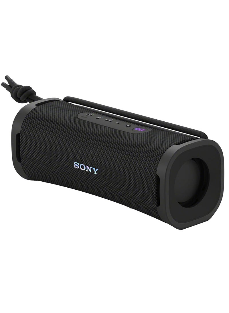 ULT Field 1 Wireless Ultra Portable Bluetooth Compact Speaker, IP67 Waterproof, Dustproof and Rustproof with Enhanced Bass, 12 Hour Battery and Detachable Strap, UAE Model, 2024 Black