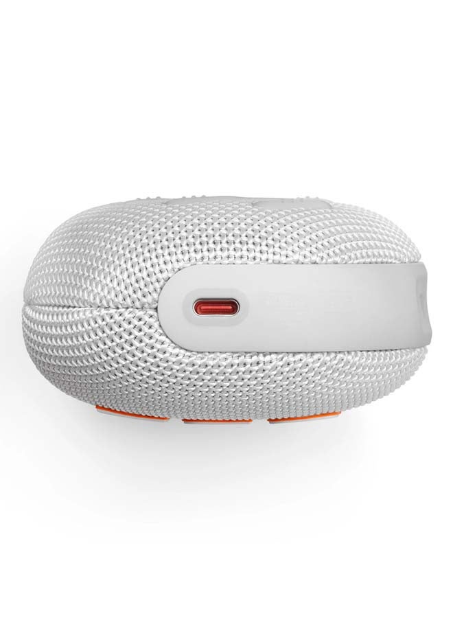 Clip 5-Portable Waterproof Speaker White