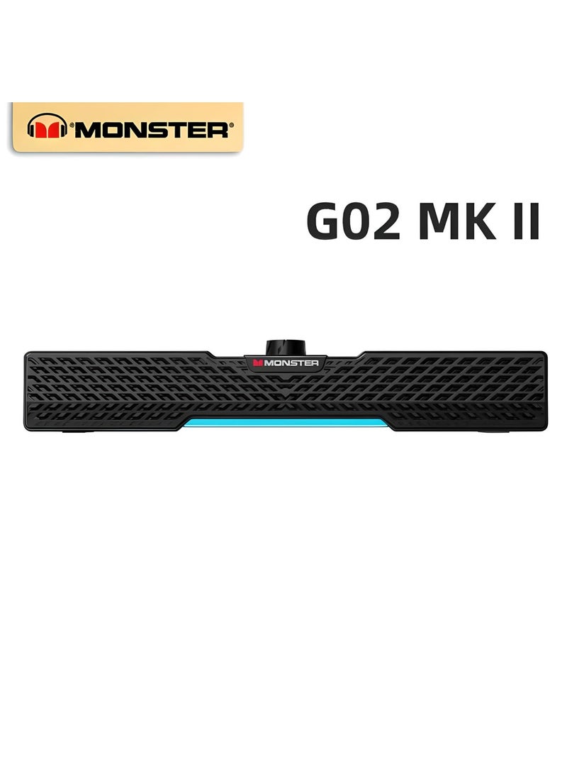 G02MK Ⅱ Bluetooth Speaker Stereo Sound Black