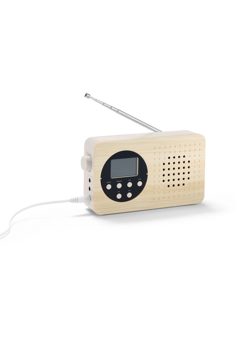 FM Compact Radio, Beige