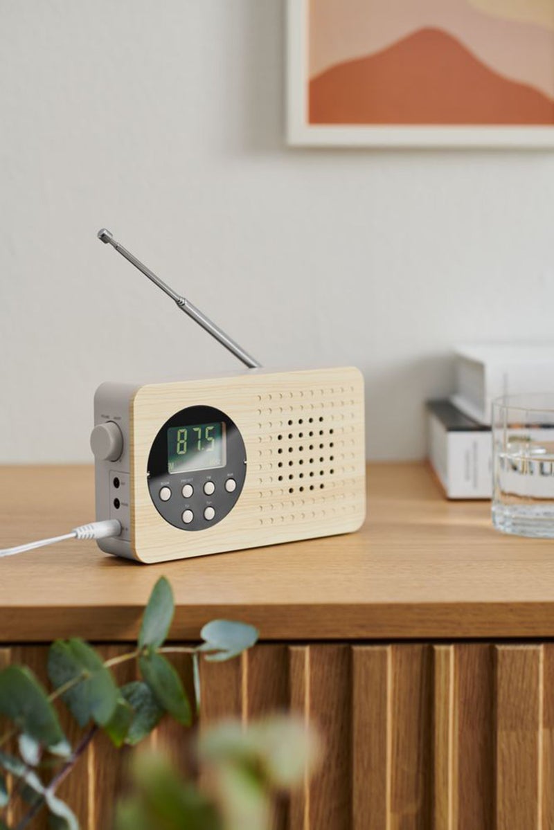 FM Compact Radio, Beige