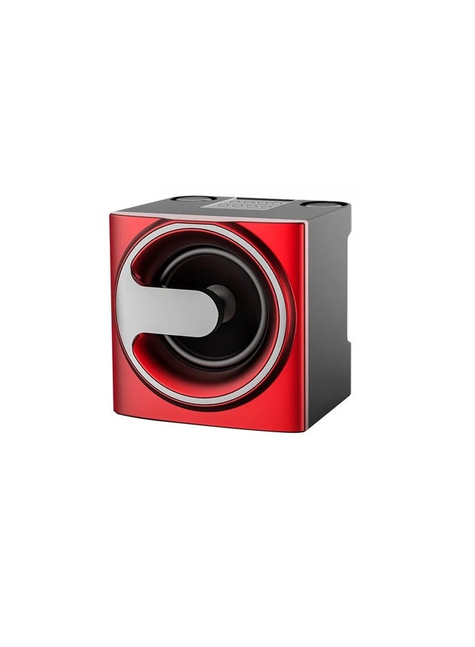 YS-207 Portable Bluetooth Speaker with 2 Microphones Wireless Red