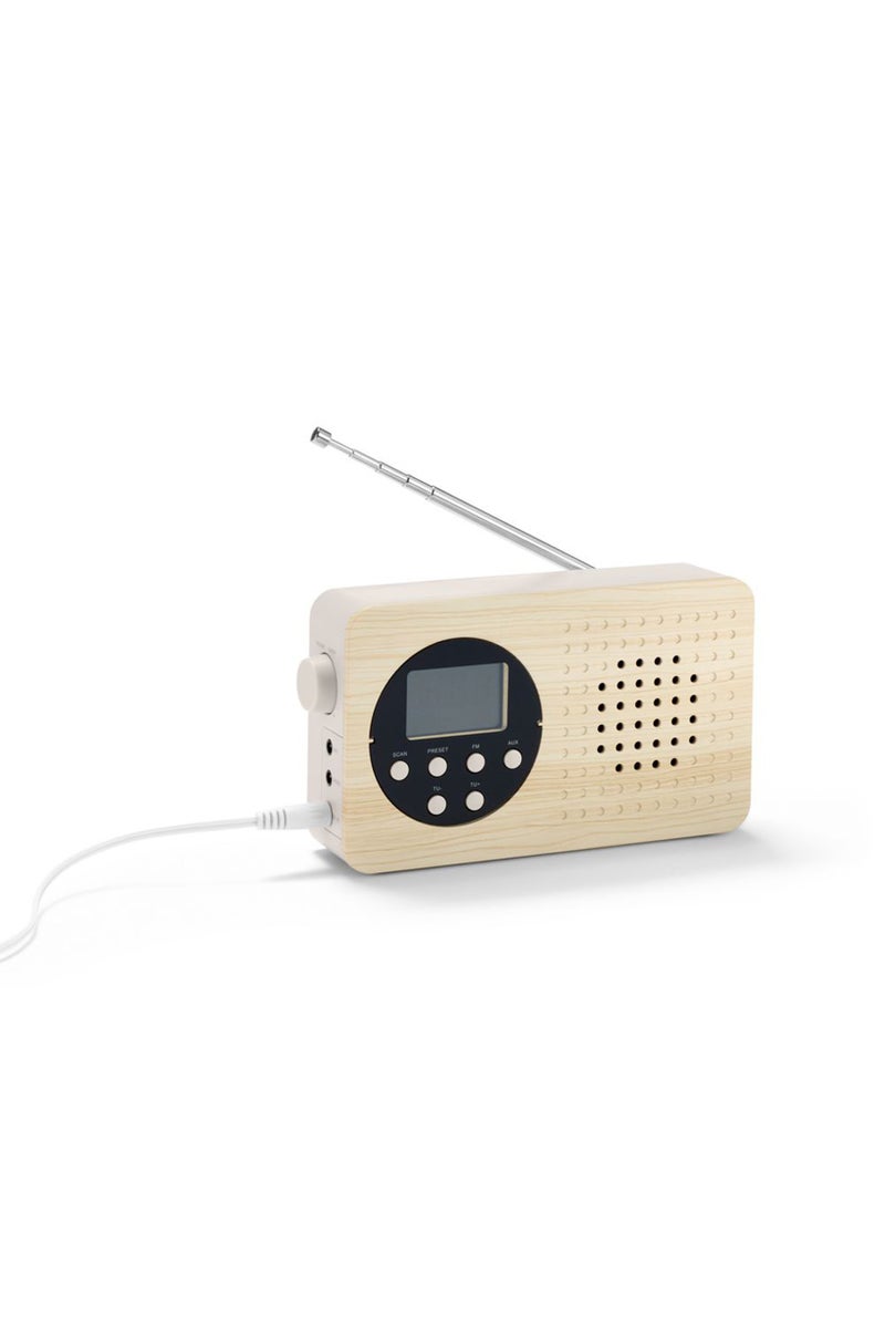 Compact FM Radio, Beige