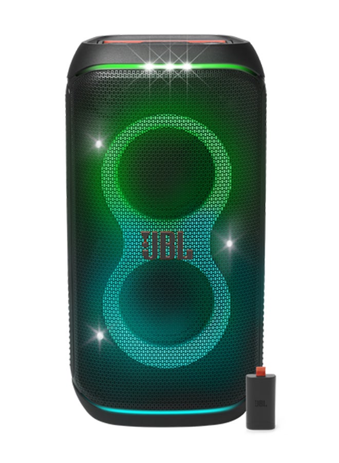 Partybox Club 120 Portable Party Speaker And Battery 200 Combo For Non Stop Party, JBLPBCLUB120UK+JBLBATTERY200 Black