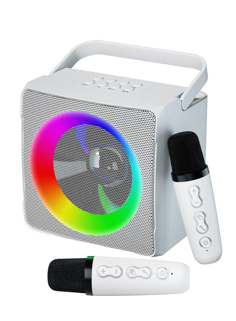 2023 New SDRD Wireless Bluetooth Speaker With 2 Microphones Portable Karaoke