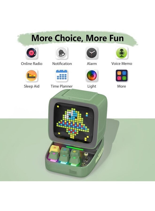 Divoom Ditoo Pro Bluetooth Mini Speaker - Green
