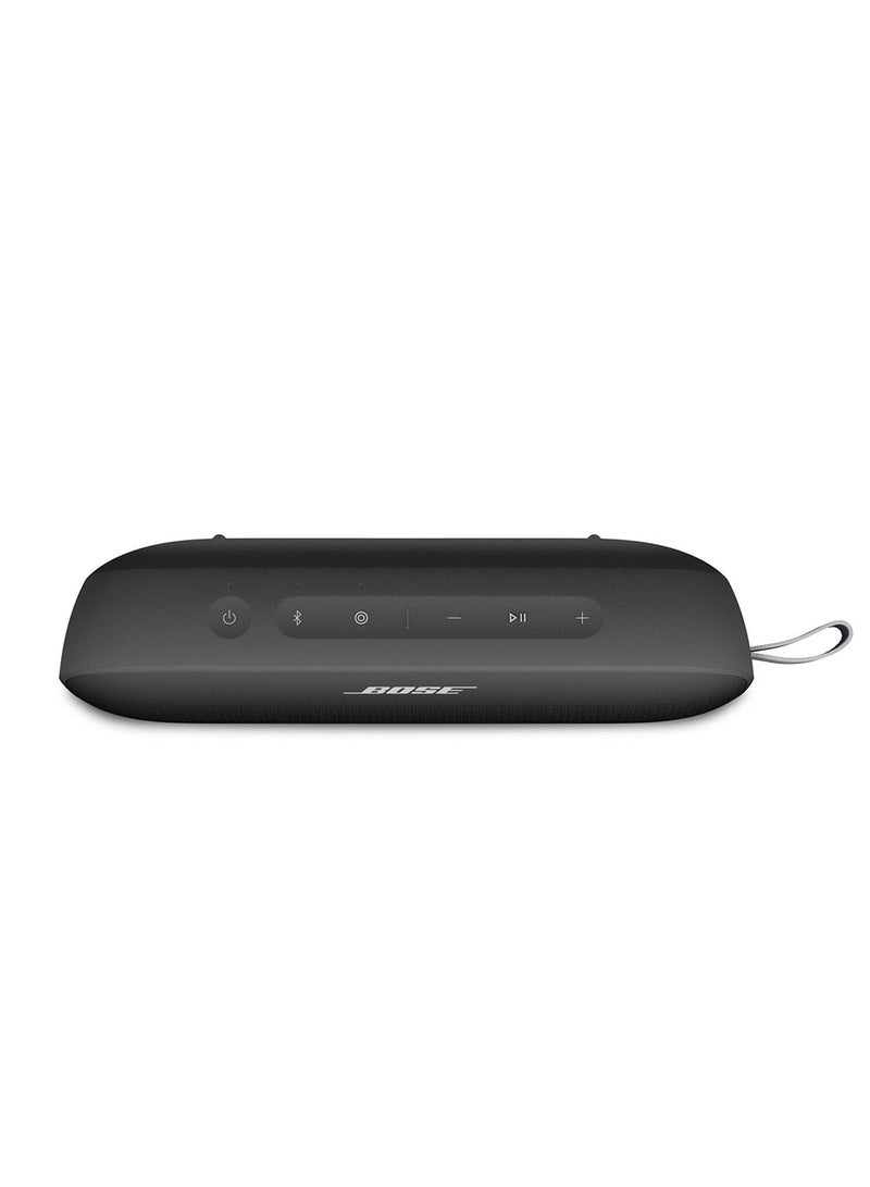 SoundLink Flex Portable Bluetooth Speaker (2nd Gen), Portable Outdoor Speaker with Hi-Fi Audio, Up to 12 Hours Battery Life, Waterproof and Dustproof Black