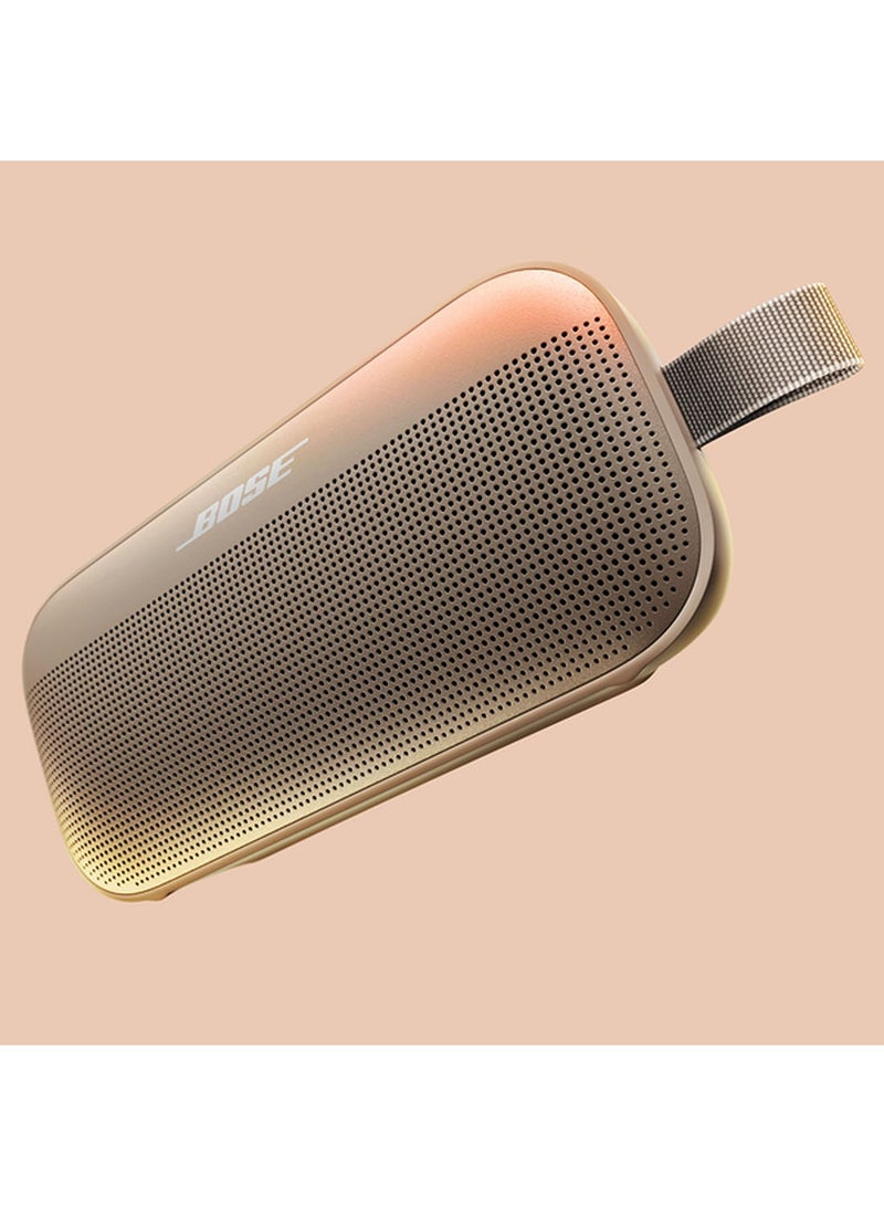 SoundLink Flex Portable Bluetooth Speaker (2nd Gen), Portable Outdoor Speaker with Hi-Fi Audio, Up to 12 Hours Battery Life, Waterproof and Dustproof Sandstone