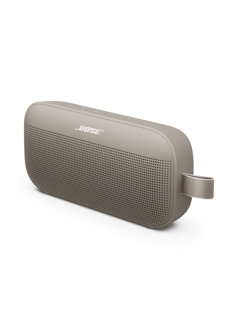SoundLink Flex Portable Bluetooth Speaker (2nd Gen), Portable Outdoor Speaker with Hi-Fi Audio, Up to 12 Hours Battery Life, Waterproof and Dustproof Sandstone