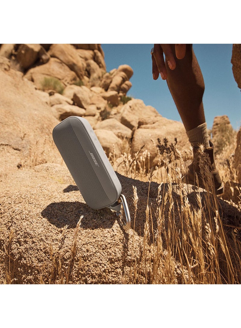 SoundLink Flex Portable Bluetooth Speaker (2nd Gen), Portable Outdoor Speaker with Hi-Fi Audio, Up to 12 Hours Battery Life, Waterproof and Dustproof Sandstone