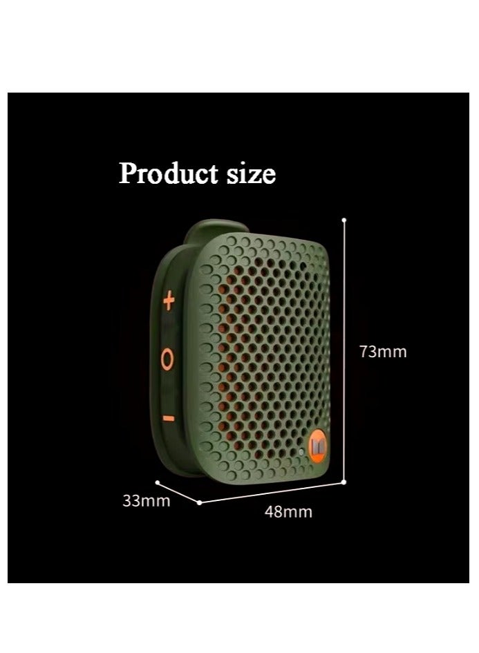 M3 Wearable Portable Detective Magnetic Speaker Clip-on Bluetooth Speaker TWS Stereo Broadcast Portable Speaker