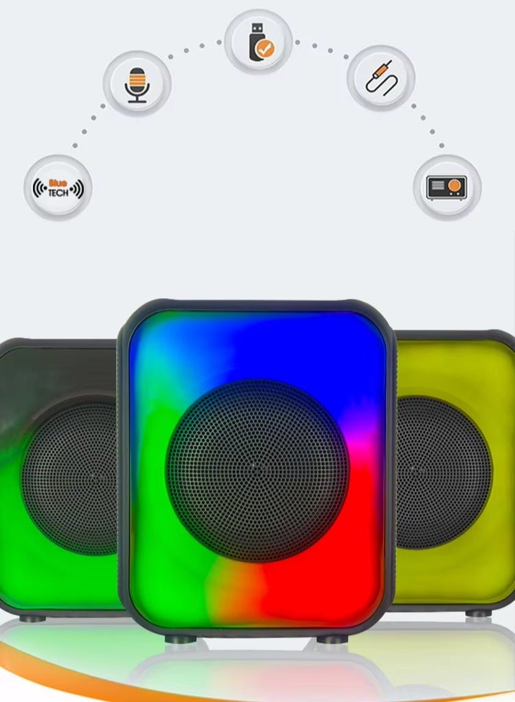 Led Flame Light Portable Bluetooth Speaker Is 451