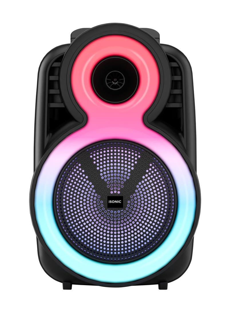 8 Inch Wireless Bass Portable Party Speaker With LED Lights