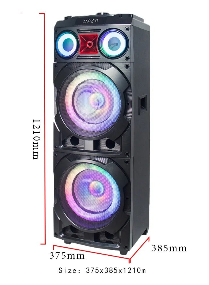 2.0 home theater tower speaker wooden box professional party speaker IS481