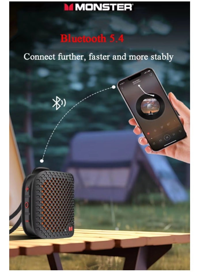 M3 Wearable Portable Detective Magnetic Speaker Clip-on Bluetooth Speaker TWS Stereo Broadcast Portable Speaker